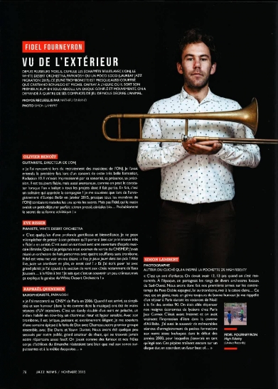 Jazz News - Nov 2015 Jazz News - Nov 2015
